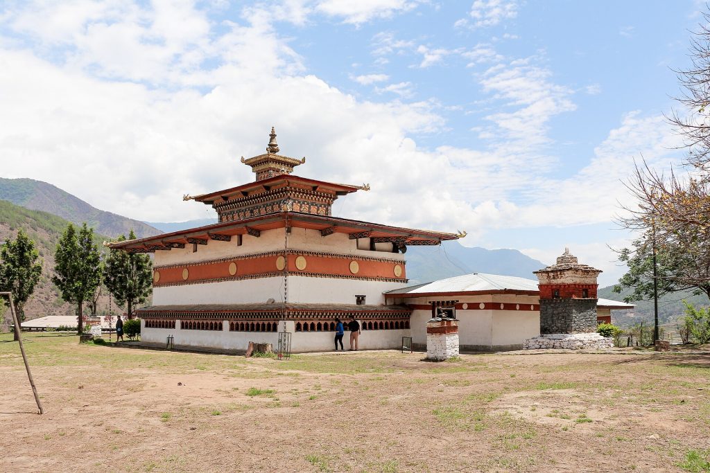 Chimi Lhakhang, next to the cafeteria