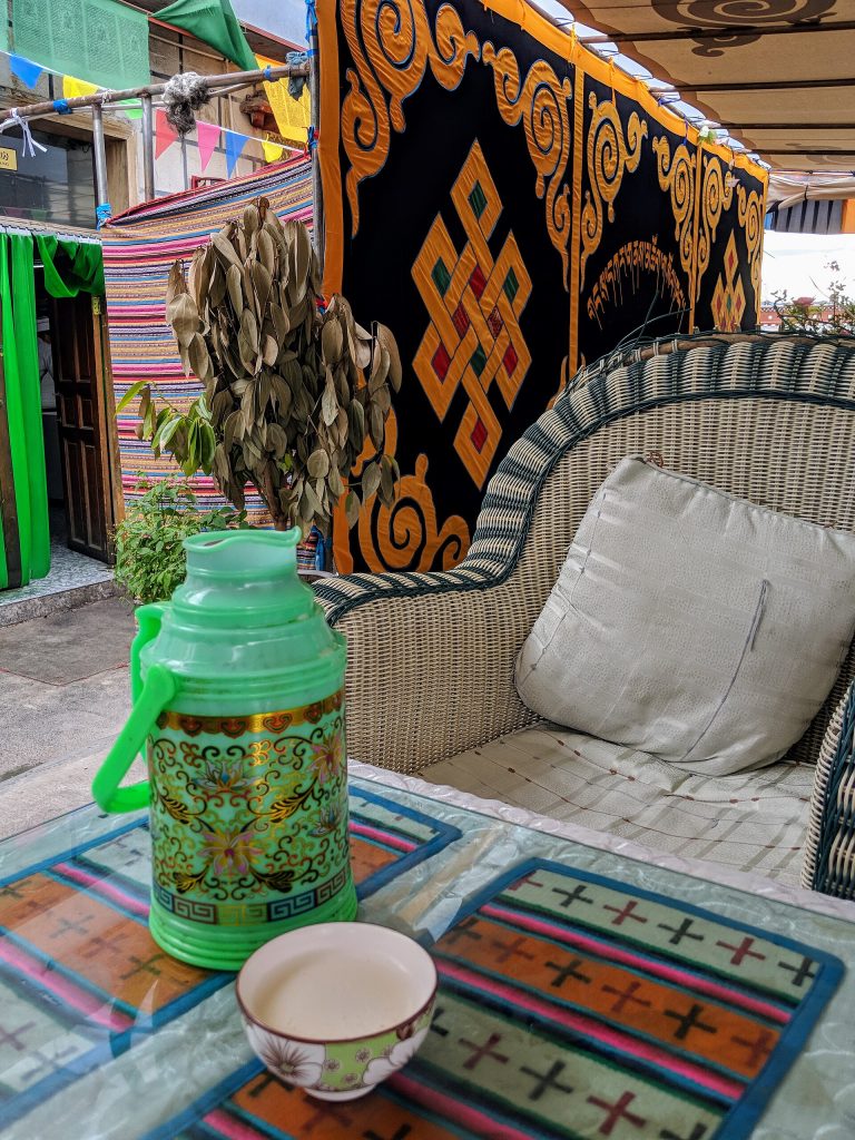 Tea at a Tibetan teahouse