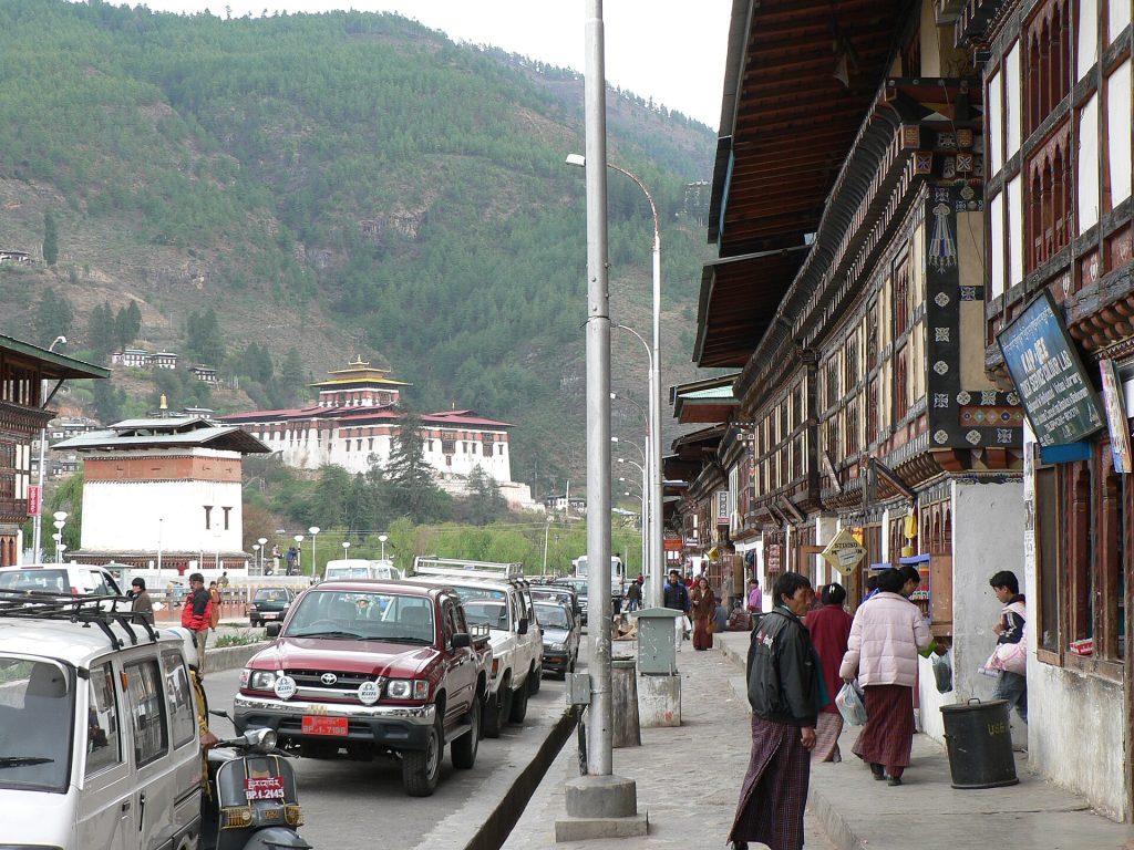 Paro's main street